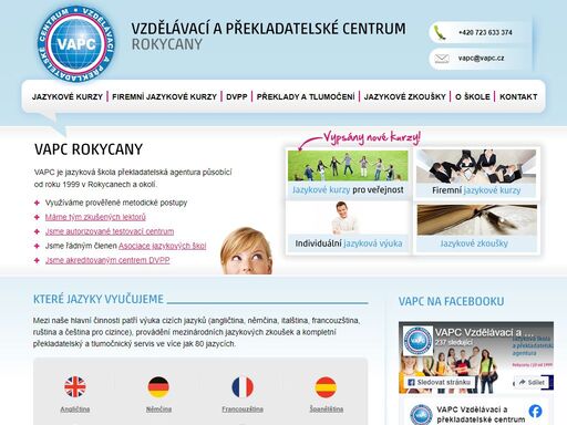 jazyková škola působící v rokycanech a okolí. nabízíme výuku angličtiny, němčiny, italštiny, francouzštiny, ruštiny a češtiny pro cizince.