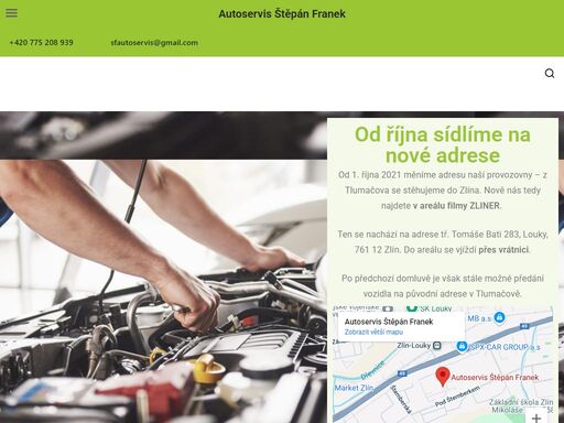 autoservis štěpán franek se nachází v tlumačově u otrokovic a nabízí opravy aut všech značek. dbáme na kvalitu a rozumnou cenu.