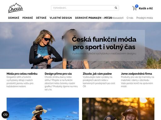 internetový obchod s českou funkční módou pro sport i volný čas. vyberte si z kulichů, čelenek, designových setů a nebo si navrhněte svůj vlastní design.