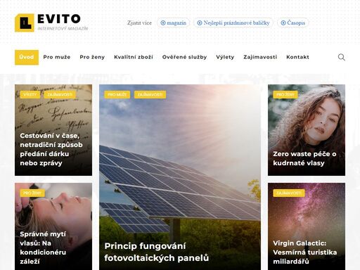 magazín pro ženy a muže