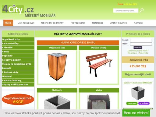 městský a venkovní mobiliář 4 city