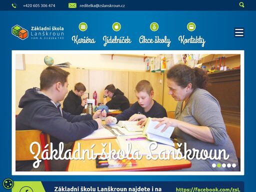 zš na nám. a. jiráska 140 v lanškrouně, zaměřená na výchovu a vzdělávání dětí a žáků se speciálními vzdělávacími potřebami, včetně logopedických služeb pro veřejnost.
