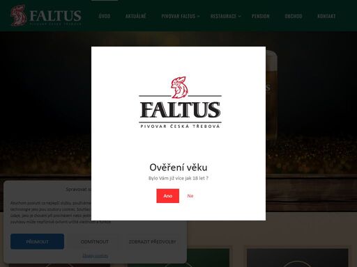 pivovar a restaurace faltus rodinný pivovar v české třebové. vaříme nefiltrované a nepasterizované pivo. nabízíme také ubytování v české třebové.