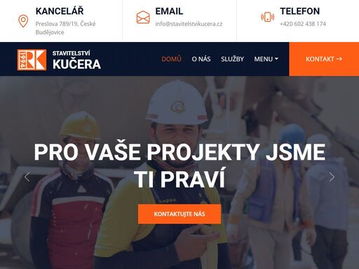 stavitelství kučera - české budějovice - nejspolehlivější stavitel na jihu
