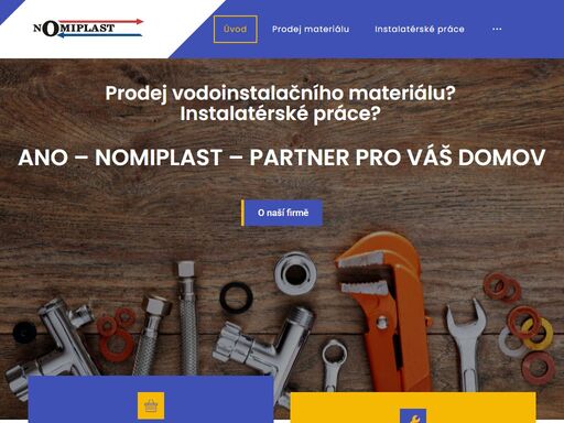 prodej vodoinstalačního materiálu, instalatérské práce, opravy vody, montáže a údržba.