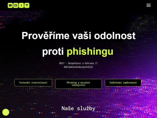 naučíme zaměstnance jak kybernetické hrozby identifikovat, a jak jim odolat. audity it, phishingové testy, školení uživatelů. #dělámečeskobezpečnější