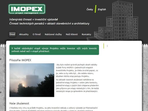  úvod - v každé následující etapě vývoje projektu může investor výši svých investic ovlivnit méně než v etapě předchozí.
