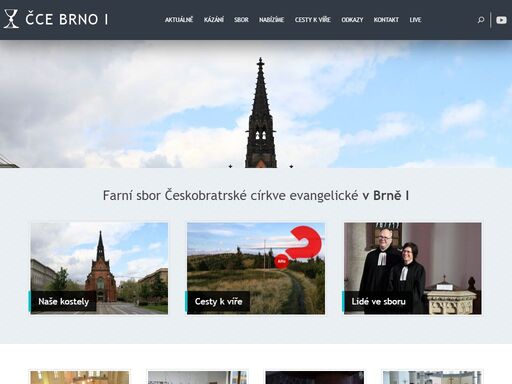 webové stránky farního sboru českobratrské církve evangelické v brně i