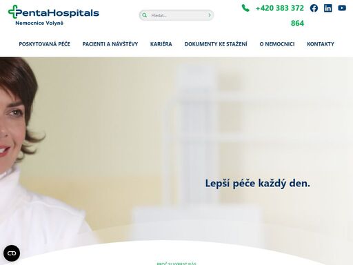webové stránky nemocnice volyně s.r.o. pečujeme o dlouhodobě nemocné. na stránkách naleznete veškeré informace a kontakty o léčebně i léčbě dlouhodobě nemocných. poskytujeme i ambulantní provoz rehabilitace a rentgenu. ldn nemocnice volyně s.r.o. - volyně, jihočeský kraj