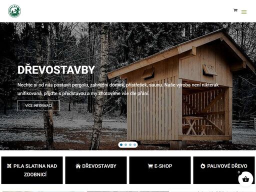 služby v lesnictví, dřevovýroba e-shop, palivové dřevo