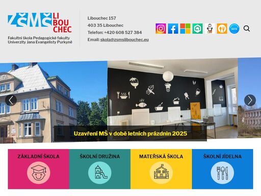 základní škola a mateřská škola libouchec