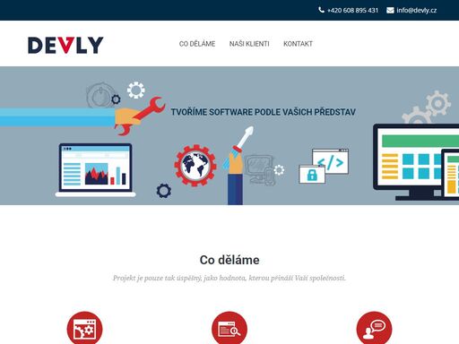 tvoříme software podle vašich představ. naší hlavní doménou jsou webové, mobilní a desktopové aplikace, crm a erp systémy.