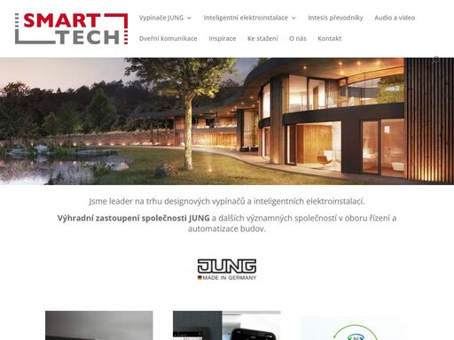 designové vypínače jung, výhradní zastoupení pro čr
knx inteligentní elektroinstalace, inteligentní řízení budov, audio a video, dveřní komunikace.
showroom a vzorový dům, urešova 11, praha 4 – kunratice