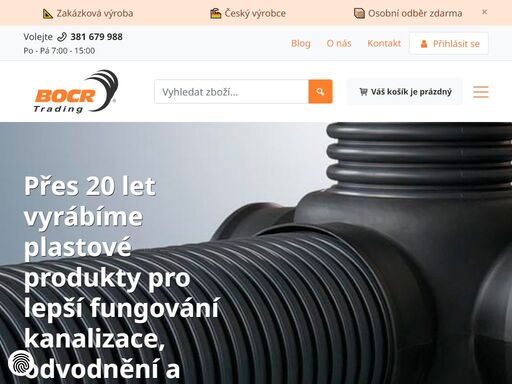 jsme spolehlivým partnerem a dodavatelem materiálů pro vaše projekty v oblasti kanalizace, odvodnění a vodovodů na českém i mezinárodním trhu.
