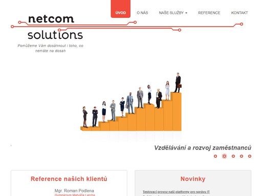 společnost netcom solutions, s.r.o. nabízí komplexní služby správy it a vzdělávání, správy sítí, serverů, telefonů a další infrastruktury