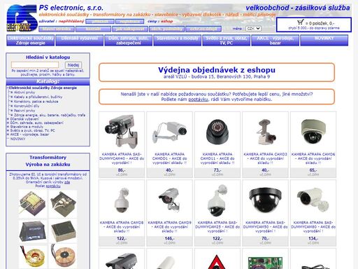 nabízíme velký sortiment elektronických součástek, nářadí pro elektroniku, stavebnice, osvětlovací prvky a elektroniku pro zábavu.