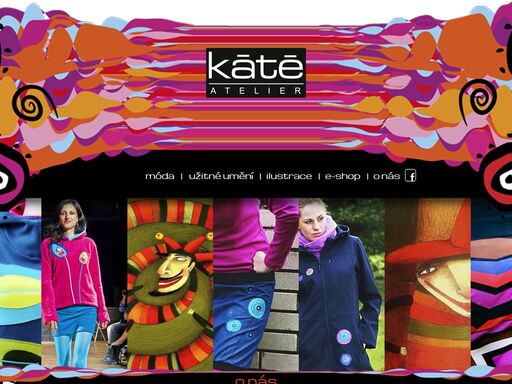 kate atelier - originální ručně malované oblečení