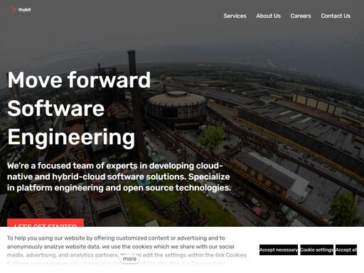 we’re a focused team of experts in developing cloud-native and hybrid-cloud software solutions. specialize in platform engineering and open source technologies.