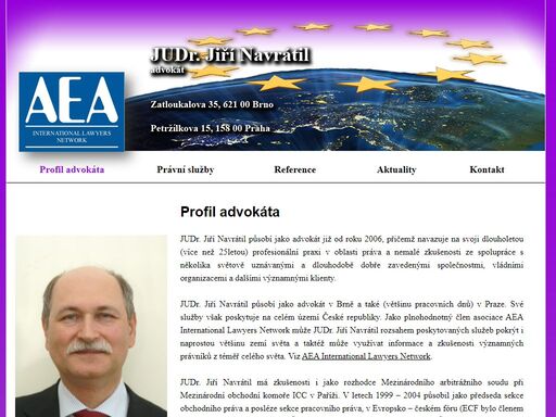 advokátní kancelář judr. jiřího navrátila - poskytování právních služeb i na mezinárodní úrovni