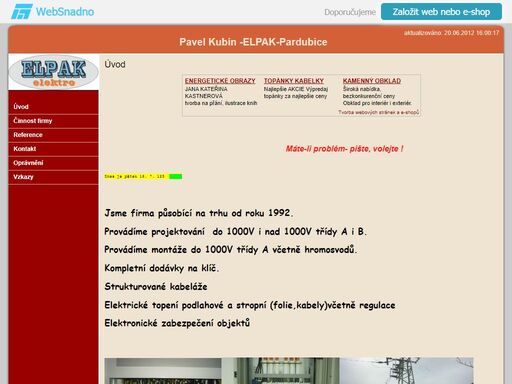 montáže ,projekce,servis