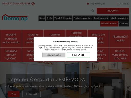 švédská tepelná čerpadla nibe s úsporným a tichým provozem. zajistíme montáž, máme mnoho zkušeností a referencí