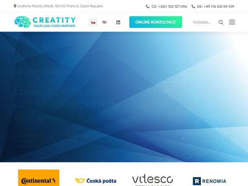 creatity offers low code app development and solutions in multiple low code platforms and tools, like mendix, outsystems, power apps and intrexx.