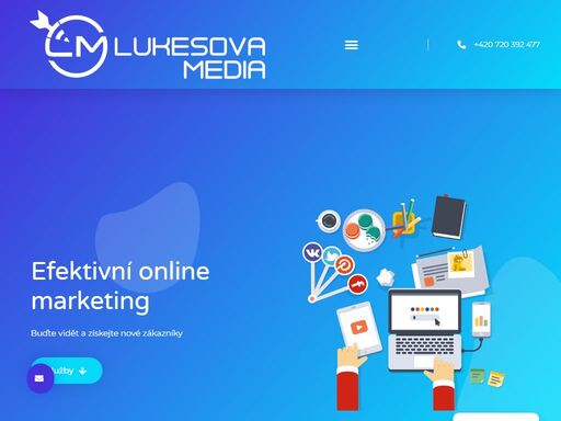 efektivní online marketing buďte vidět a získejte nové zákazníky služby navrhujeme komplexní řešení pro růst vašeho podnikání věnujeme se správě sociálních  ...