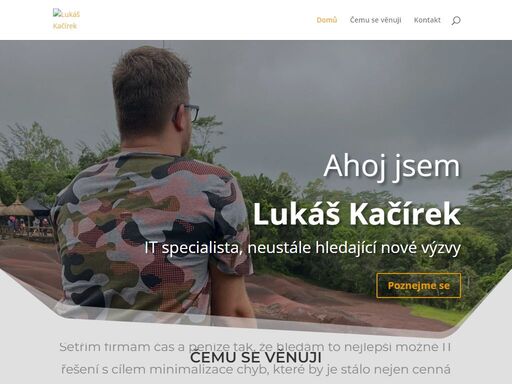 něco více o mně a moji práci, cestování a zkušenostech.