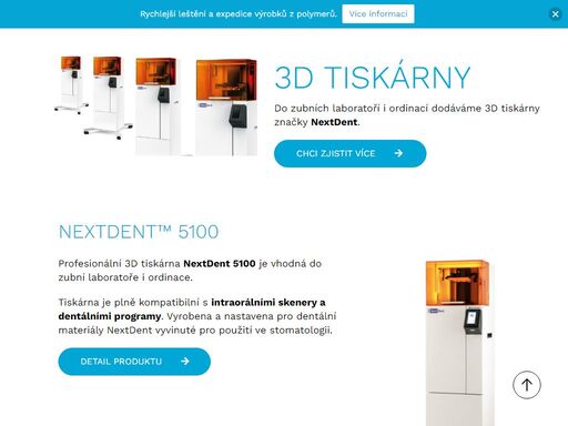 jsme spolehlivým partnerem pro stovky zubních laboratoří v čr a sr. zajišťujeme cad modelaci, výrobu náhrady, odborná školení a podporu ve formě zákaznické linky.