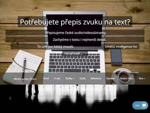 přepis rozhlasových a televizních pořadů a dalších audiovizuálních médií
