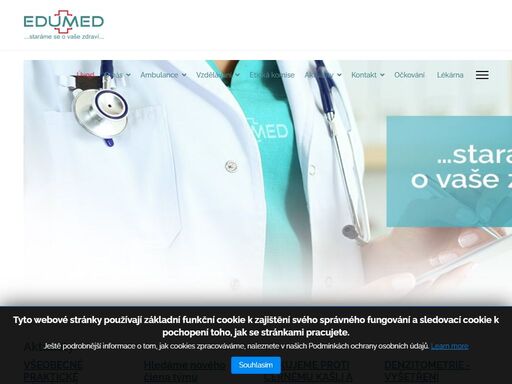 edumed s.r.o. - poskytujeme zdravotnické služby v odbornostech kardiologie, diabetologie, vnitřního i plicního lékařství.