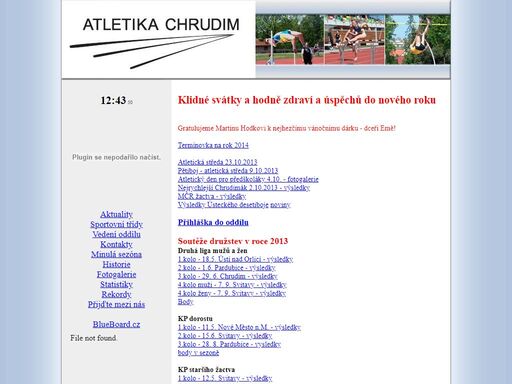 atletika chrudim - oficiální stránka atletického klubu chrudim.