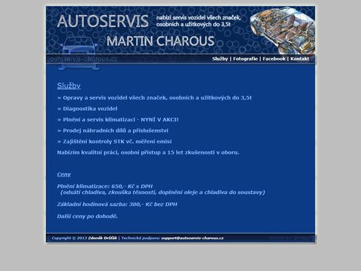 autoservis nabízející kvalitní práci, osobní přístup a 15 let zkušeností v oboru.