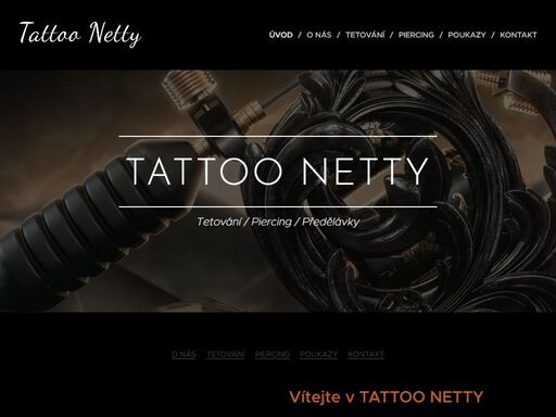 o nás tetování piercing poukazy kontakt
