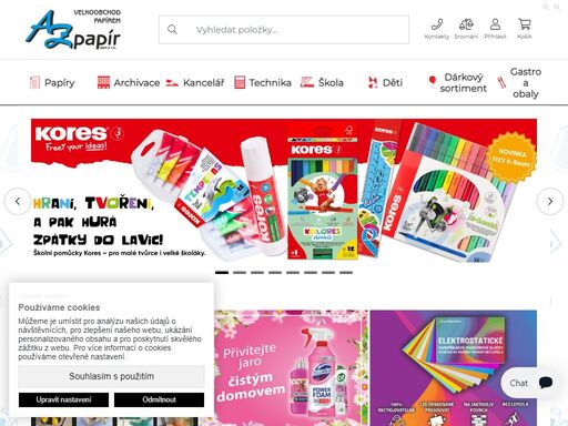 spolehlivý dodavatel kancelářských a školních potřeb, hygienického, obalového materiálu, drogerie. dodáváme spotřební materiál pro print & copy, vyrábíme razítka a vizitky. zajistíme poradenství, kvalitní servis i náhradní plnění.