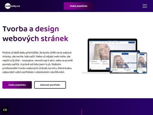 vytvářím profesionální webové stránky pro podnikatele a firmy především v ostravě a okolí. originální design a rychlé načítání.