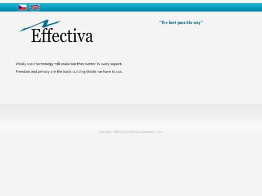 úvodní stránka společnosti s rozcestníkem. nabízíme projekty na míru, připravené produkty, konzultace a poradenství, spolupráci a partnersví.