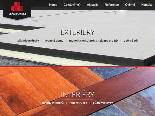 elkeram - kvalitní stavební služby od roku 1992