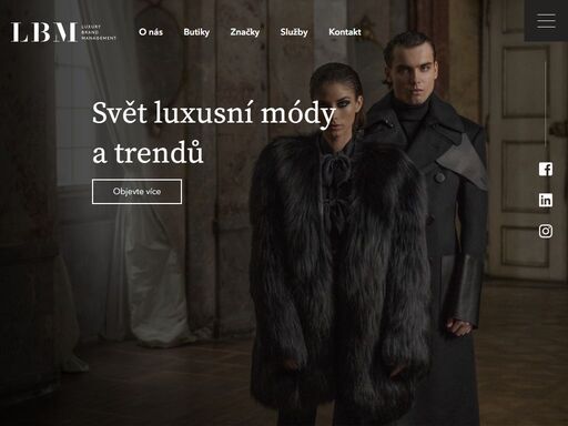 lbm - svět luxusní módy, hodinek a trendů. společnost luxury brand management provozuje v praze 10 luxusních butiků a celkem zastupuje přes světových 20 značek.