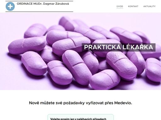 nově můžete své požadavky vyřizovat přes medevio.