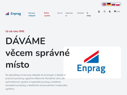 jsme specialisté na štíhlou výrobu i kovový nábytek pro průmysl a sklady. poradíme, jak zefektivnit výrobní a logistické procesy a dodáme konstrukční systémy.