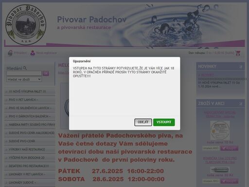 pivovar a restaurace 