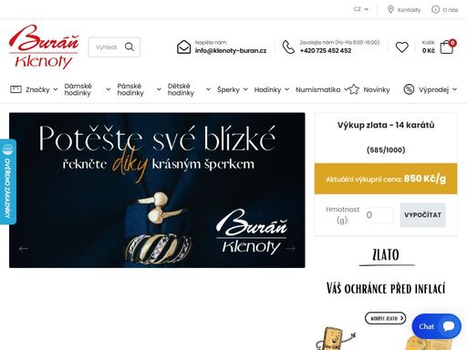 vítáme vás v našem internetovém klenotnictví klenoty-buráň.cz. najdete u nás šperky jak dámské a pánské, tak i dětské. také vám nabízíme různé typy...