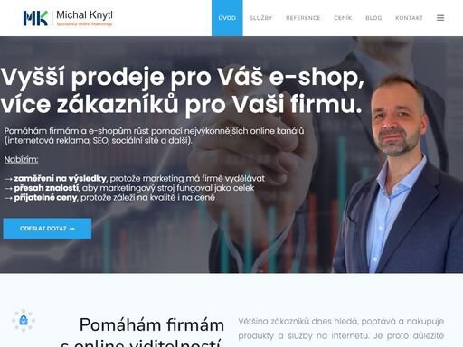 poskytování služeb internetového marketingu. konfigurace a správa ppc kampaní (internetová reklama), optimalizace stránek pro vyhledávače (seo), optimalizace konverzního poměru stránek a tvorba webových stránek.
