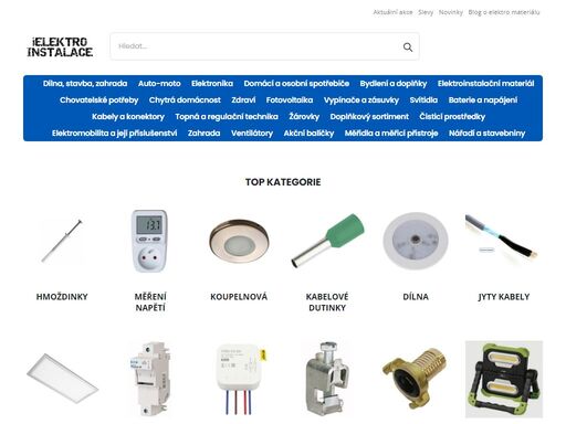vyberte si z široké nabídky elektroinstalačního materiálu – od pojistek po solární systémy.