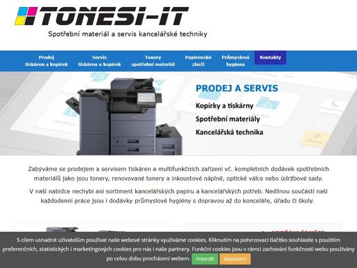 spotřební materiál a servis kancelářské techniky
