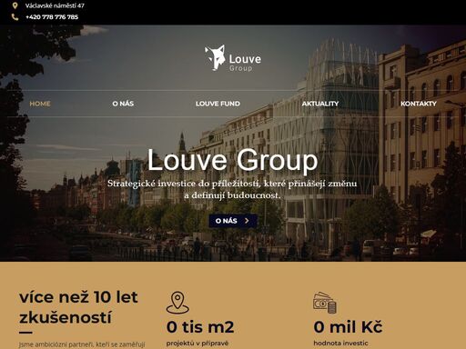 investiční skupina louve group. strategické investice do příležitostí, které přinášejí změnu a definují budoucnost.