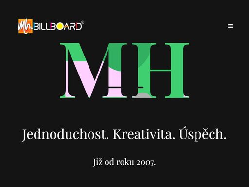 pronájem reklamních ploch. billboardy. design. tiskárna. tvorba webových stránek. vývoj mobilních aplikací google play, appstore.