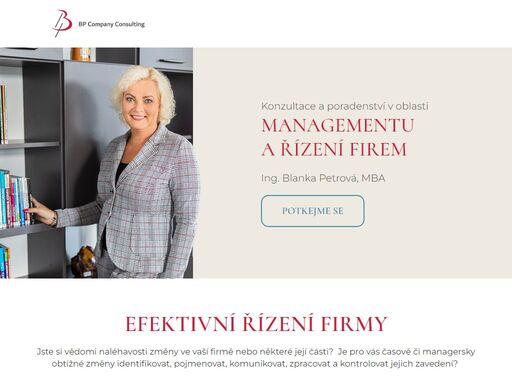 jsem firemní poradce a konzultant. provedu vaši firmu kompletním procesem změny. zaměřuji se na změnový, projektový a procesní management, strategické řízení, plánování a rozvoj firem.