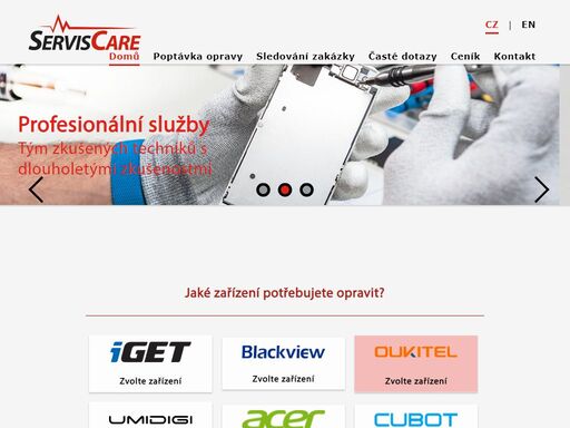 autorizovaný záruční i pozáruční servis značek iget, blackview, tenda. dále provádíme pozáruční opravy značek samsung, xiaomi a další.